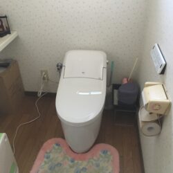 オノヤ 白河リフォームショールーム ブログ「トイレ工事取付後」