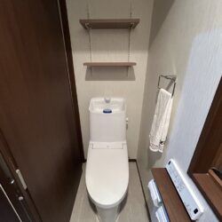 オノヤ 須賀川リフォームショールーム ブログ「須賀川エリア　トイレ交換リフォーム工事ー収納棚の設置ー」